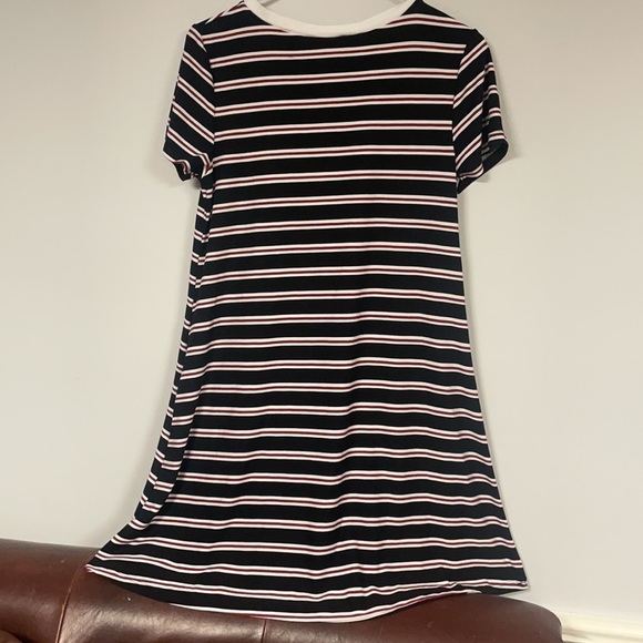 Try This! striped Tee Dress, XL, black, white & red , cool & casual! XL - Picture 6 of 6